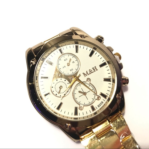 M&H Men’s Stainless Steel Watch - Picture 3 of 6